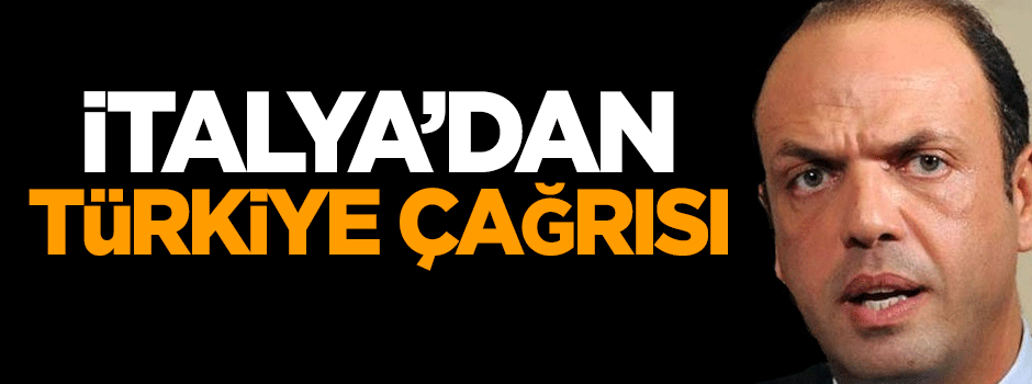İtalya'dan Türkiye çağrısı