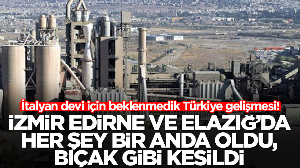 İtalyan devinde Türkiye şoku: İzmir, Edirne ve Elazığ'da her şey bir anda oldu, bıçak gibi kesildi