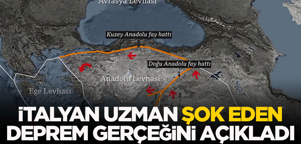 İtalyan uzman şok eden deprem gerçeğini açıkladı
