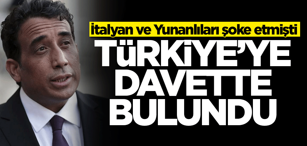 İtalyan ve Yunanlıları şoke etmişti! Libya'dan Türkiye'ye yeni çağrı
