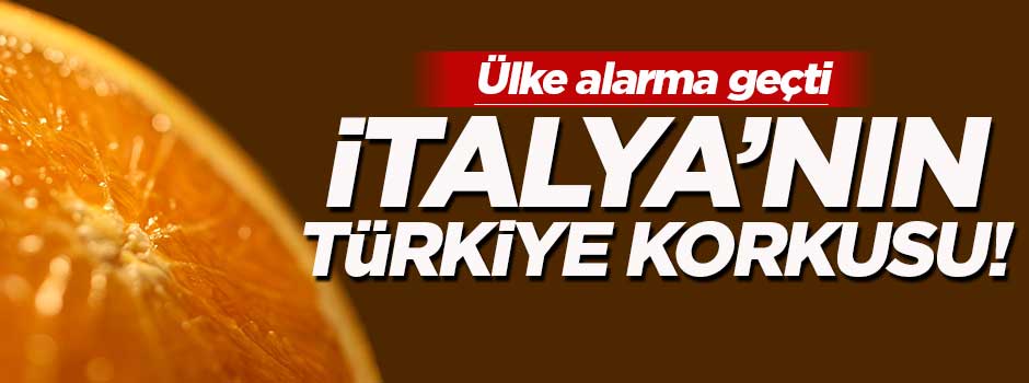 İtalya'nın Türk narenciyesi korkusu!