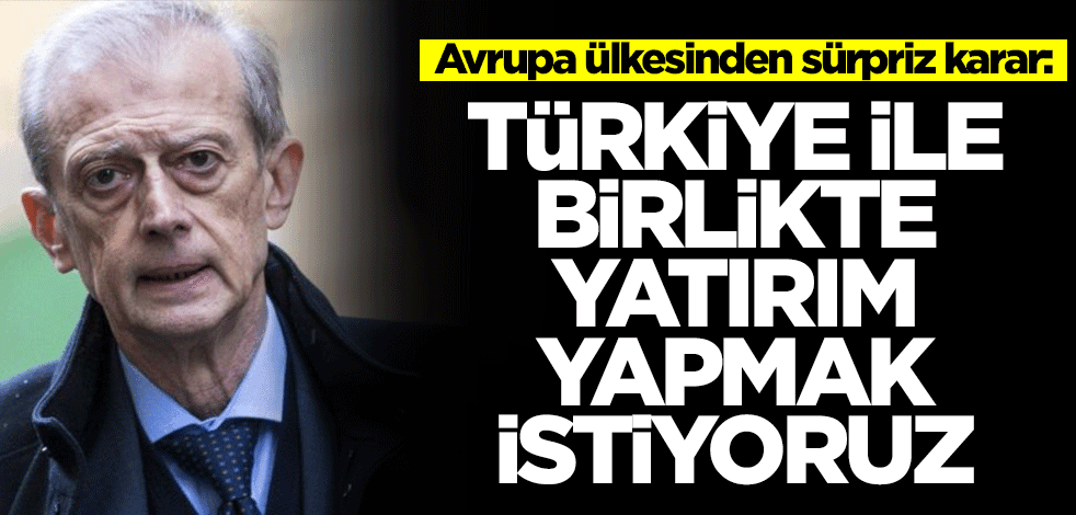 İtalyanlar Türkiye için yatırım gelişmesini duyurdu