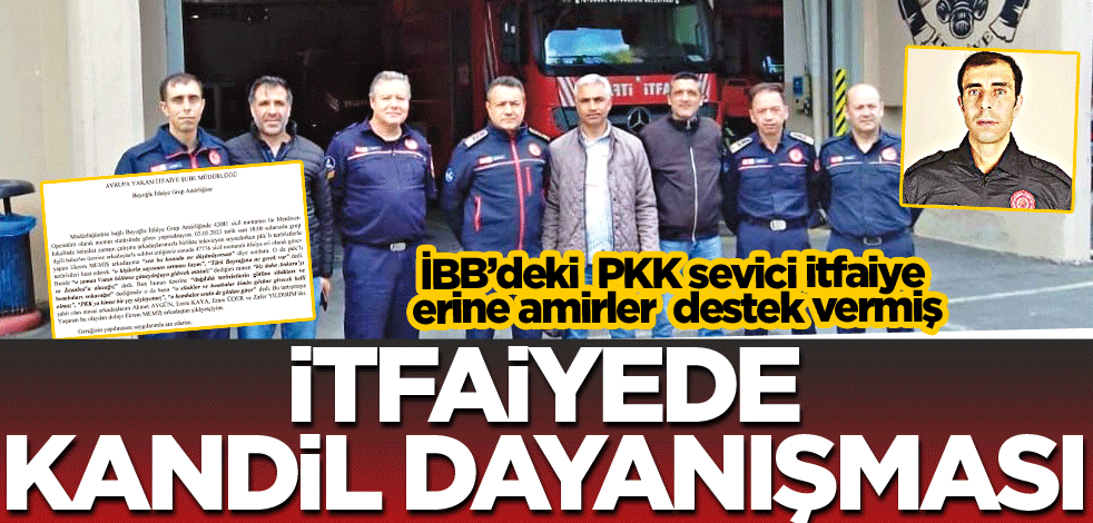 İtfaiyede Kandil dayanışması