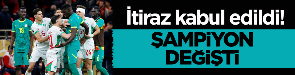 İtiraz kabul edildi! Resmen şampiyon değişti