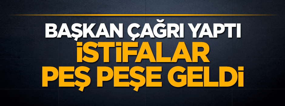İTO Başkanı çağrı yaptı, istifalar peş peşe geldi