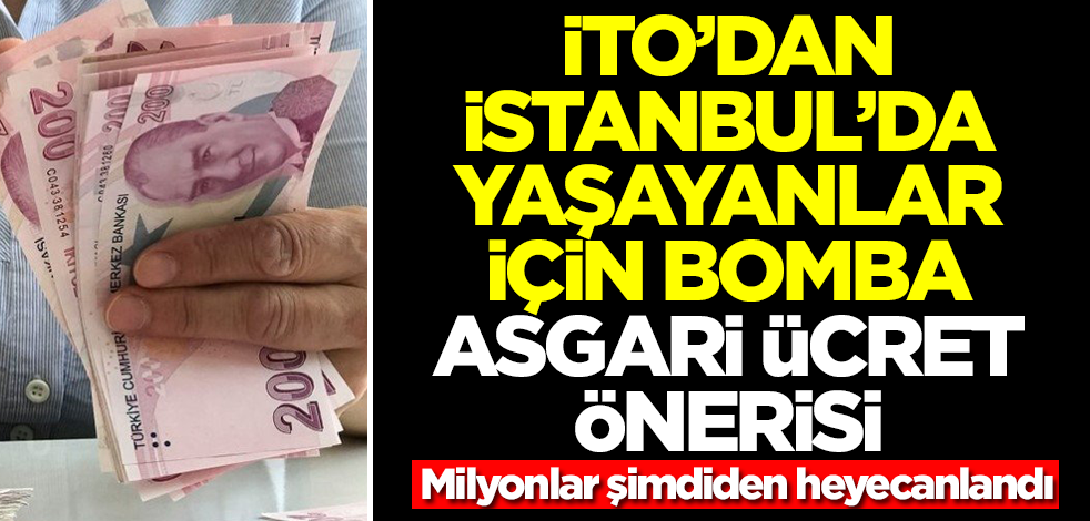 İşverenlerden asgari ücret için müthiş öneri: İstanbul'da yaşayanlar için...