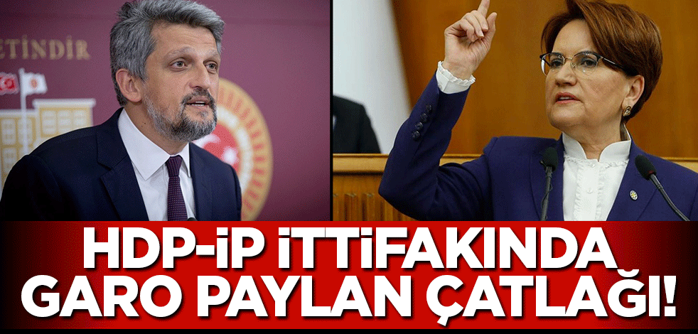 İYİ Parti-HDP ittifakında Garo Paylan çatlağı!