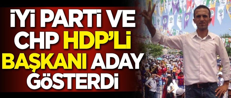İYİ Parti ve CHP, HDP'li Başkanı aday gösterdi
