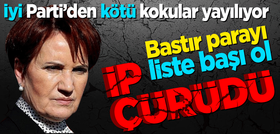 İyi Parti'de çürüme! Temayül para karşılığında mı yapıldı?