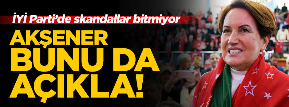 İYİ Parti'de skandallar bitmiyor! Meral Hanım bu ne?