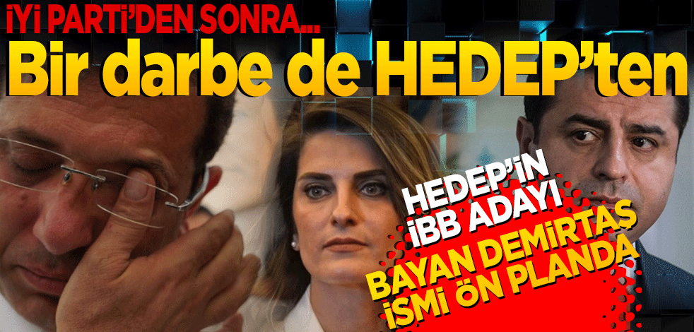 İyi Parti'den sonra bir darbe de HEDEP’ten Başak Demirtaş'ın ismi öne çıkıyor