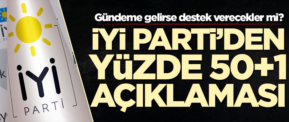 İYİ Partili Aytun Çıray'dan 50+1 kuralı açıklaması!