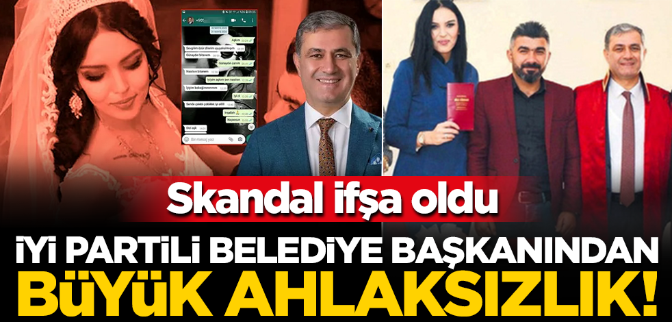 İYİ Partili Elmalı Belediye Başkanı Halil Öztürk'ün ahlaksızlığı Antalya’yı sarstı