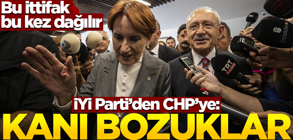 İYİ Partili isimden CHP'lilere: Kanı bozuklar