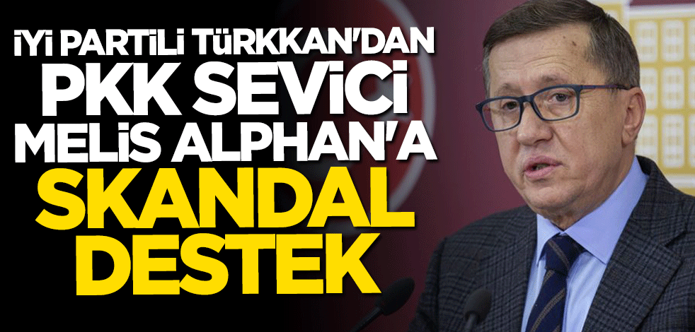 İYİ Partili Lütfü Türkkan'dan PKK sevici Melis Alphan'a skandal destek