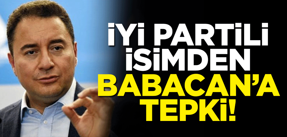 İYİ Parti'li Türk'ten Ali Babacan'a sözde soykırım tepkisi: Riyakarlık değil mi?