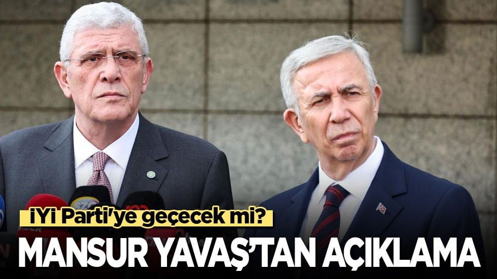 İYİ Parti'ye geçecek mi? Mansur Yavaş’tan açıklama geldi