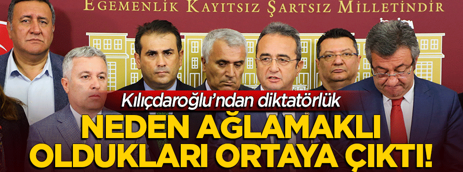 İYİ Parti'ye geçen CHP'li vekillerin neden ağlamaklı olduğu ortaya çıktı!