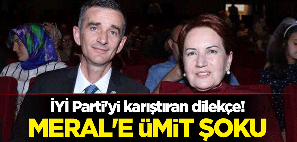 İYİ Parti'yi karıştıran dilekçe! Meral Akşener’e Ümit Dikbayır şoku