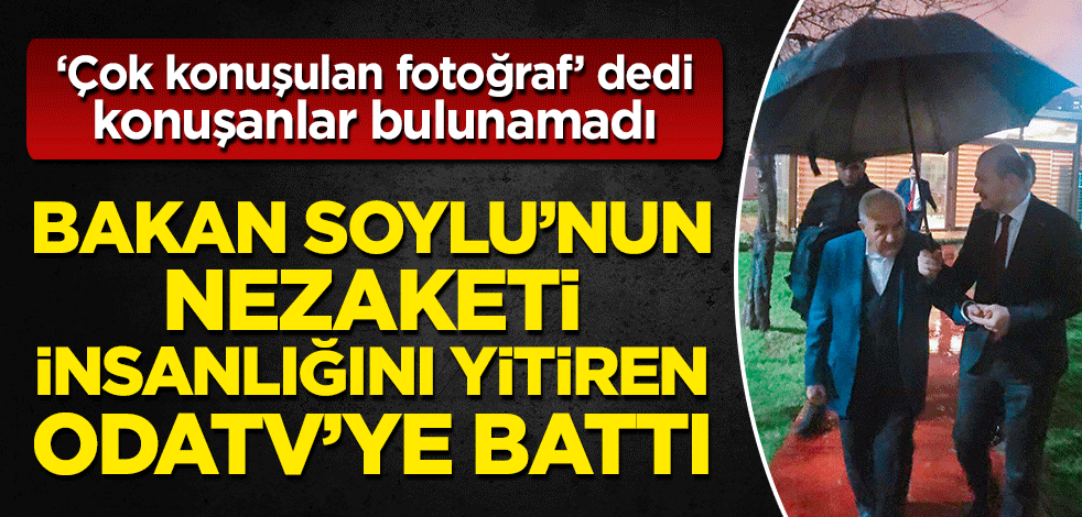 İyice kayışı kopardı: Bakan Soylu'nun nezaketi, insanlığını yitiren Odatv'ye battı!