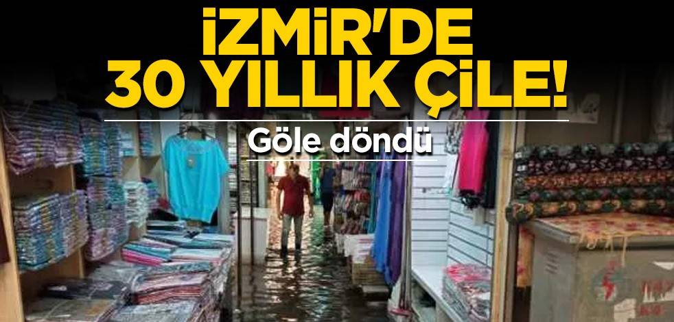 İzmir'de 30 yıllık çile! Göle döndü