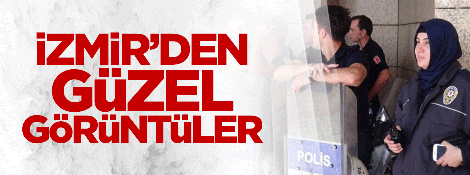 İzmir'de başörtülü kadın komiser göreve başladı