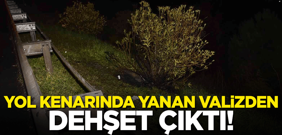 İzmir’de dehşet! Yol kenarında yanan valizden erkek cesedi çıktı