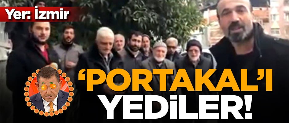 İzmir'de Fatih Portakal protestosu!
