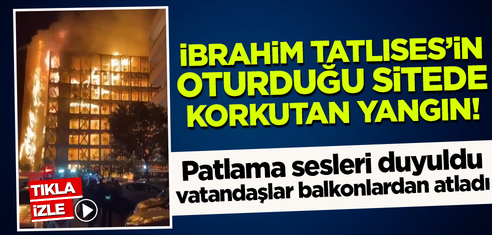 İzmir'de Folkart Sitesi'nde yangın! Patlama sesleri duyuldu, vatandaşlar balkonlardan atladı
