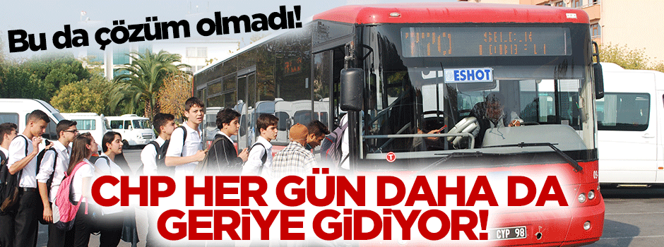 İzmir'de 'kağıt bilet' de çözüm olmadı