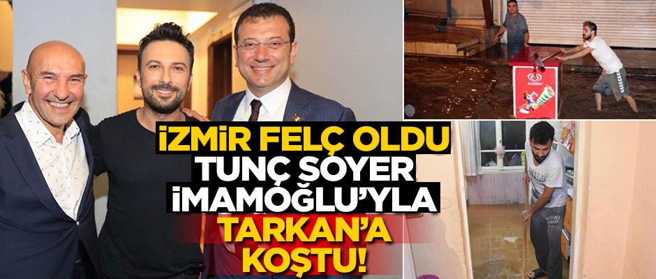 İzmir'de yağış nedeniyle hayat felç oldu, vatandaş isyan etti! Bu sırada Tunç Soyer İstanbul'da konserdeydi!..