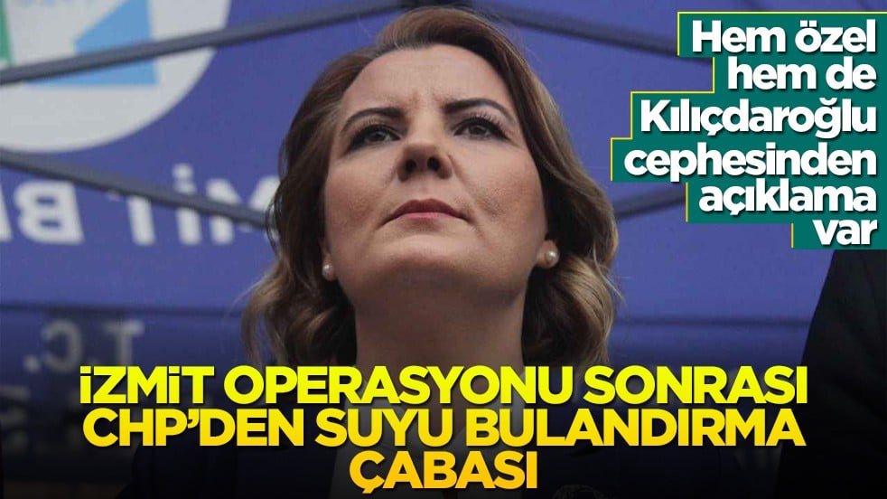 İzmit Belediyesi'ne yönelik operasyon sonrası CHP'den peş peşe açıklamalar! Suyu bulandırma çabası
