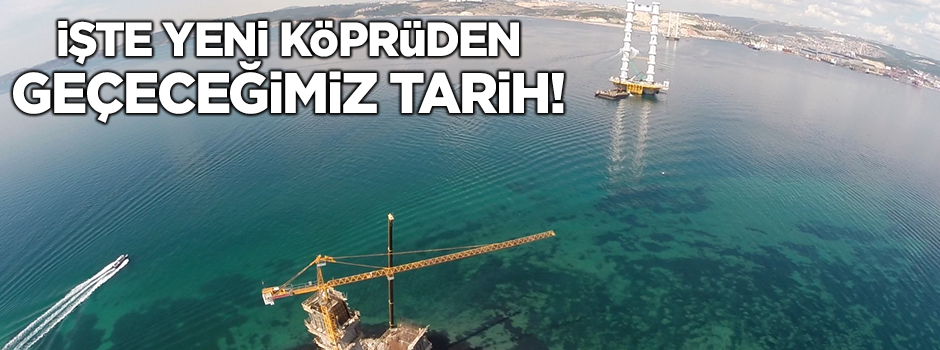 İzmit Körfez Geçişi Asma Köprüsü 2015'te açılıyor