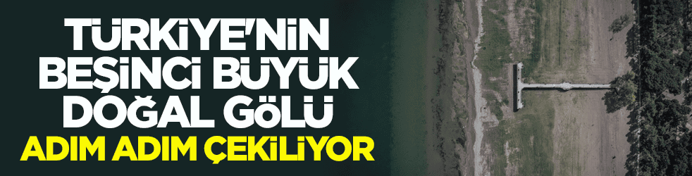 İznik Gölü için alarm zilleri çalıyor! Adım adım çekiliyor