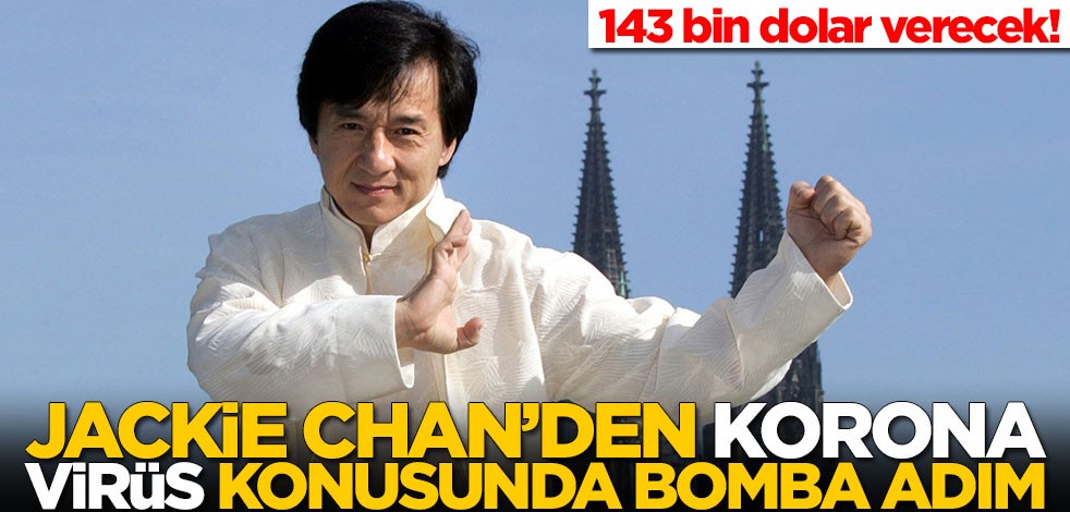 Jackie Chan'den koronavirüs konusunda bomba adım!
