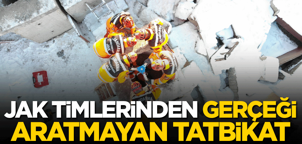 JAK timlerinden gerçeği aratmayan tatbikat