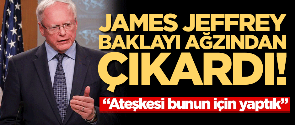 James Jeffrey'den YPG'yi koruma itirafı: "Ateşkesin daha iyi olacağını düşündük"