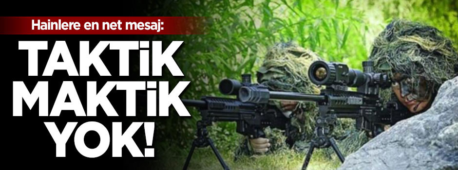 Jandarma'dan net mesaj: Taktik maktik yok