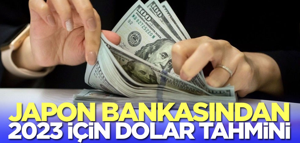 Japon bankasından 2023 için dolar tahmini