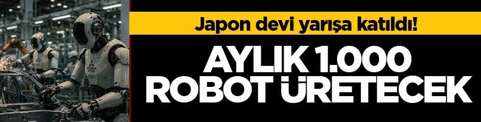 Japon devi yarışa katıldı! Aylık 1.000 robot üretecek