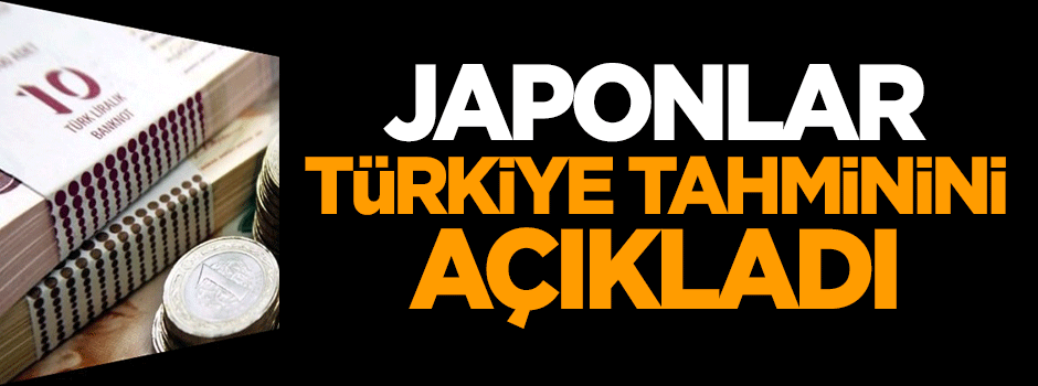 Japonlar Türkiye tahminini açıkladı