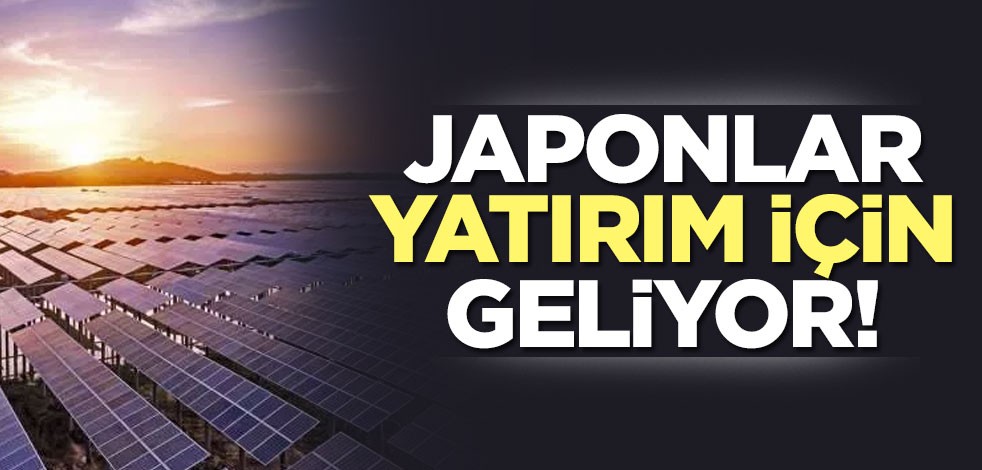 Japonlar yatırım için geliyor!