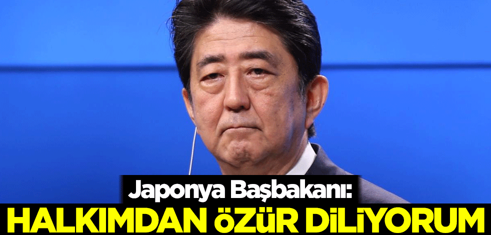 Japonya Başbakanı: Halkımdan özür diliyorum