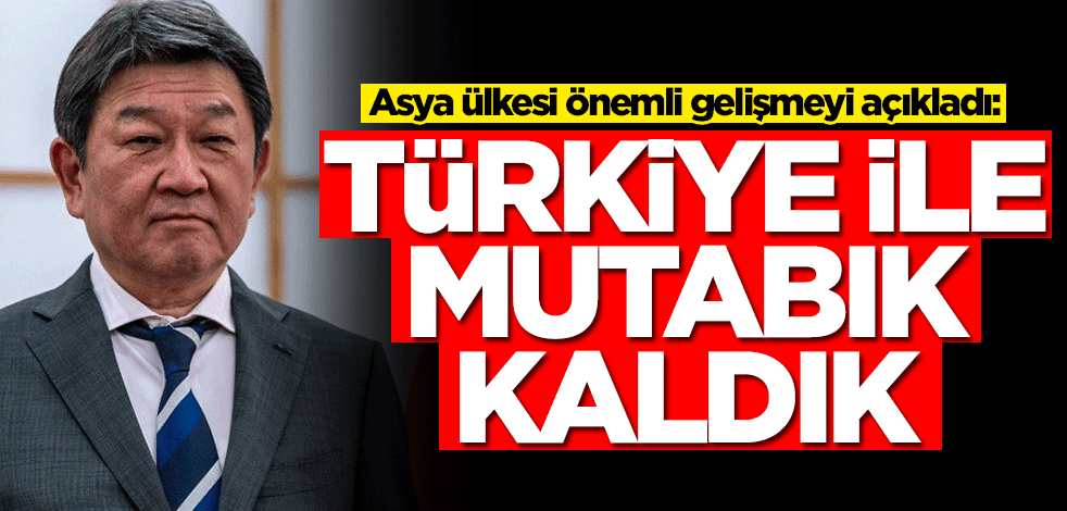 Japonya duyurdu: Türkiye ile mutabık kaldık