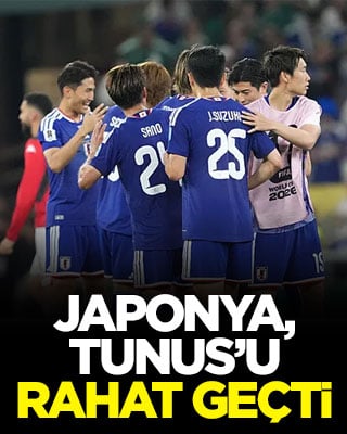 Japonya, Tunus’u rahat geçti