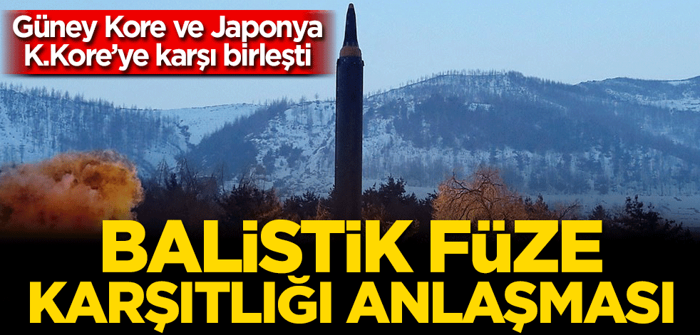 Japonya ve Güney Kore'den füze işbirliği!