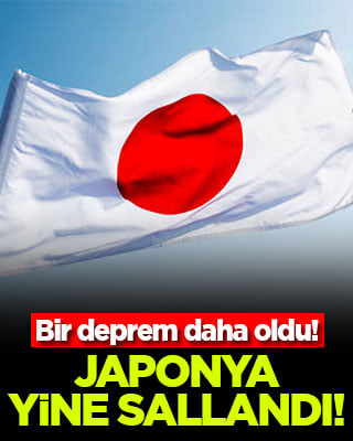Japonya yine sallandı! Bir deprem daha oldu