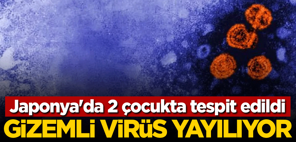 Japonya'da 2 çocukta tespit edildi! Gizemli virüs yayılıyor