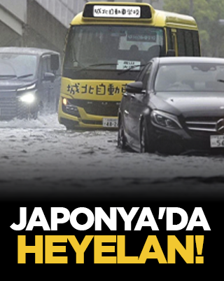 Japonya'da heyelan!