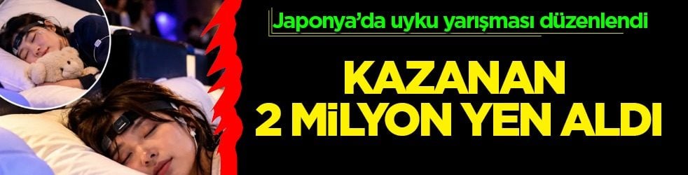 Japonya’da Kazanan isim belli oldu: Uyku yarışmasında '2 milyon yen'i alır almaz parayı ne yapacağını anlattı